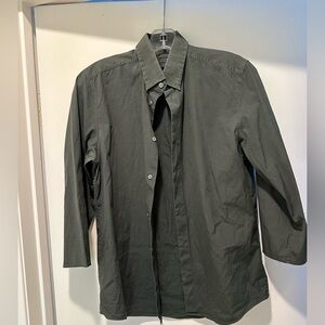 COS Men's Olive Green Buttoned Down Shirt Size 15 1/4